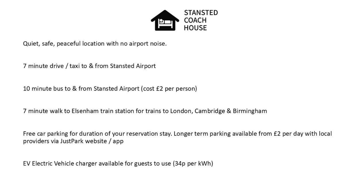 エルセナムStansted Coach Houseアパートメント エクステリア 写真